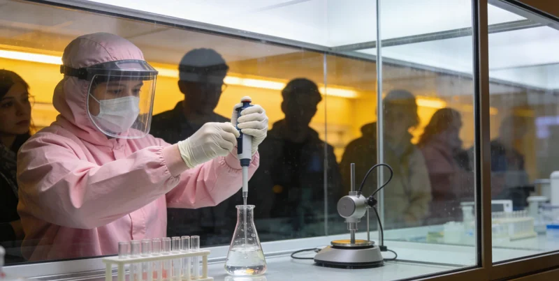 医生正在向家长解读基因检测报告,进行深入沟通