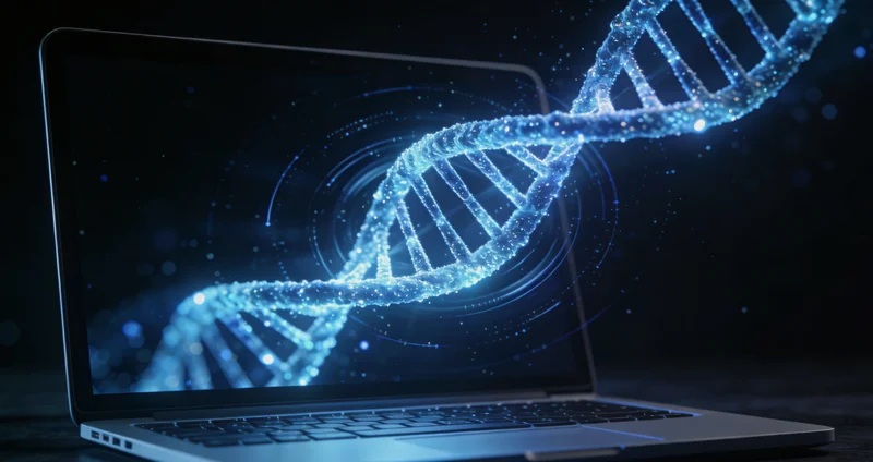 象征基因科技与人类健康相结合的