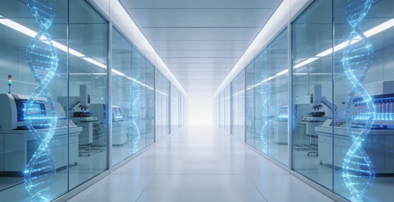 象征快速出结果的时钟与电子报告