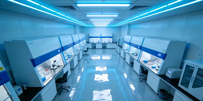 专业人员进行基因检测操作