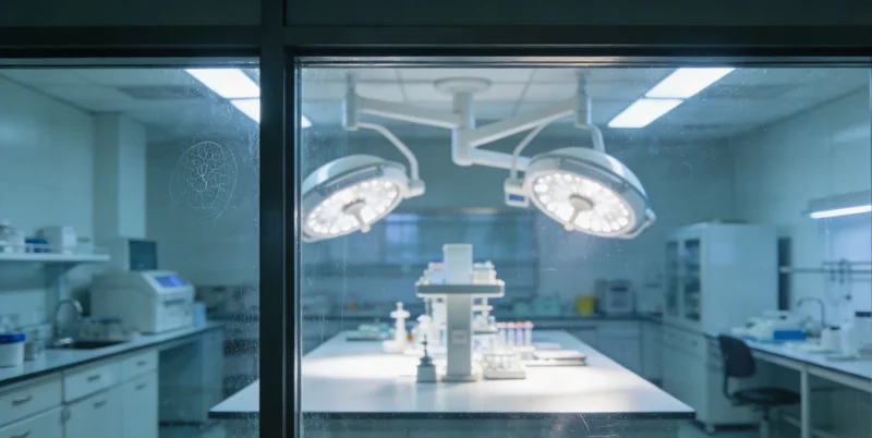 实验员在生物安全柜内进行PCR