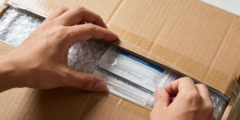 本地采样点,专业人员正在为小朋