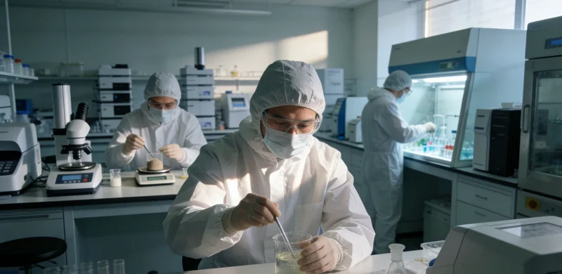 一位医生正在电脑前认真分析基因