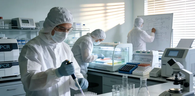 整洁的寄生虫基因检测家用采样盒