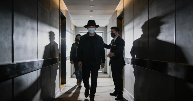 崇左某医院门诊大厅排队等候的人