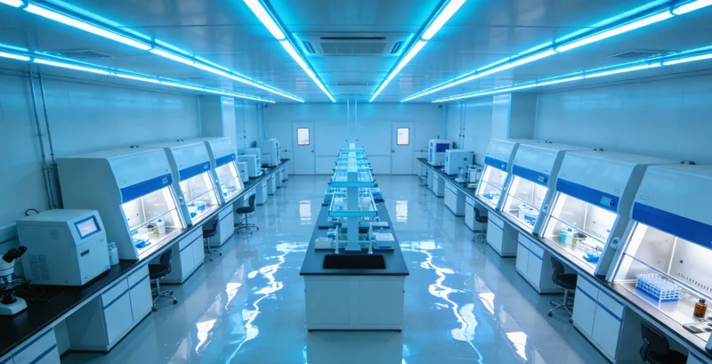 医生在诊室内，正向患者展示脑部