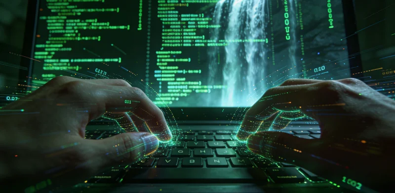 现代基因检测实验室内部工作场景