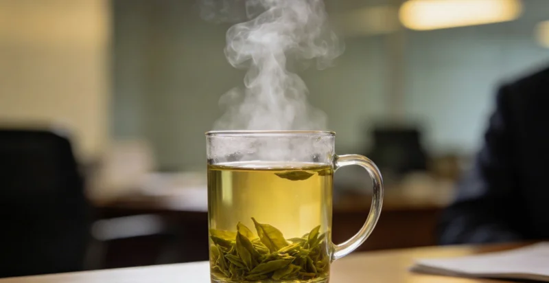 在专业机构内，顾问正在提供健康