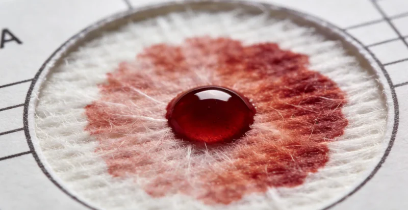 一位医务人员正在向患者展示如何