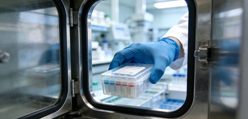 专业人士在汉中本地为客户解读基因检测报告示意图