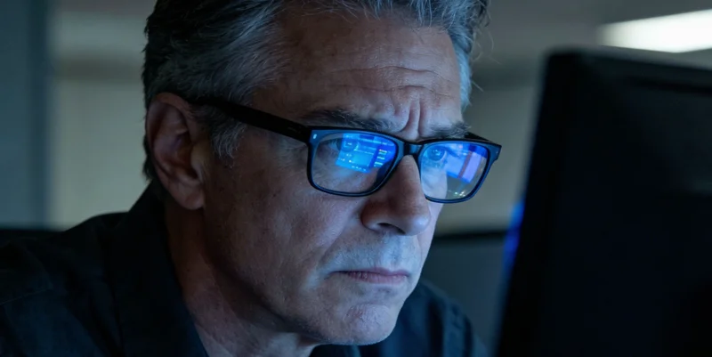 医生正在参考详细的检测报告与患