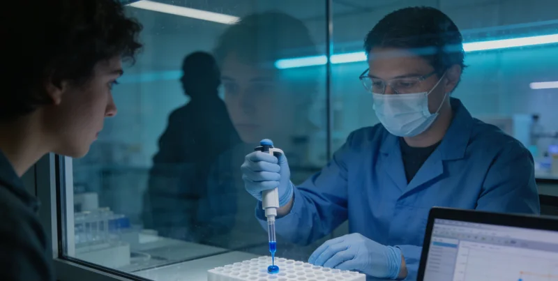 专业人员为遂宁本地家庭解读基因检测报告