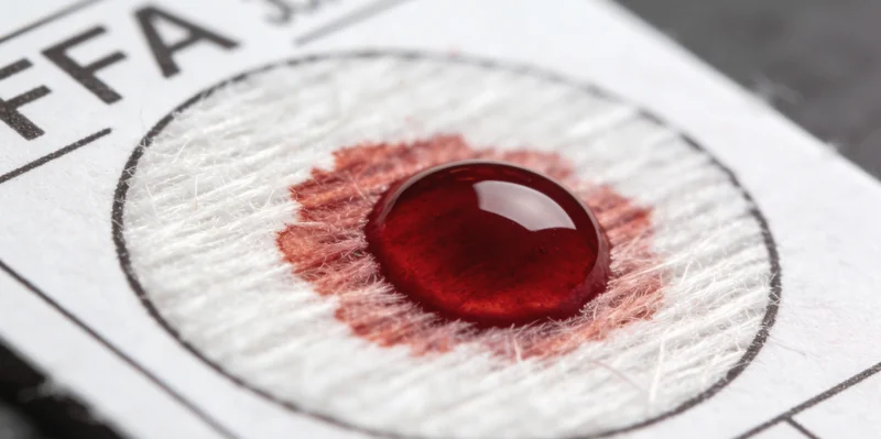 专业人员正在进行呼吸道样本采集