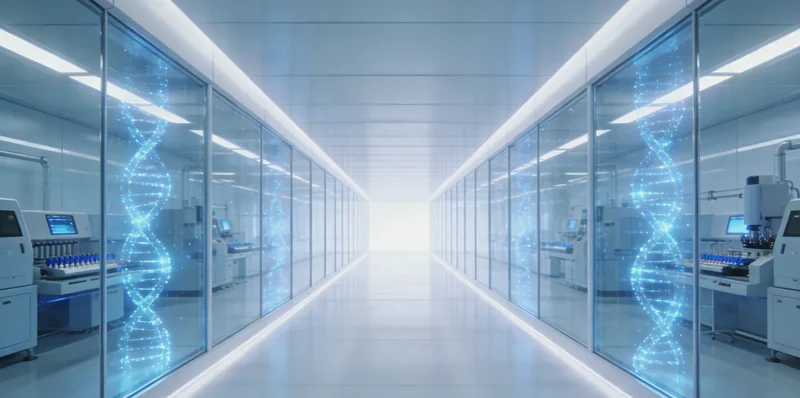 传统显微镜下观察寄生虫虫卵的画