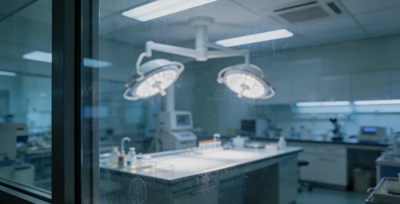 图片一：护士正在采集血液样本；