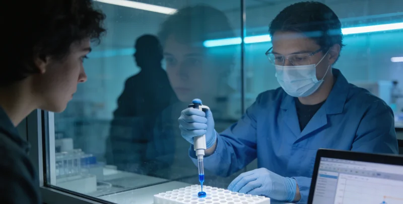 专业人士进行基因报告解读，体现服务重要性