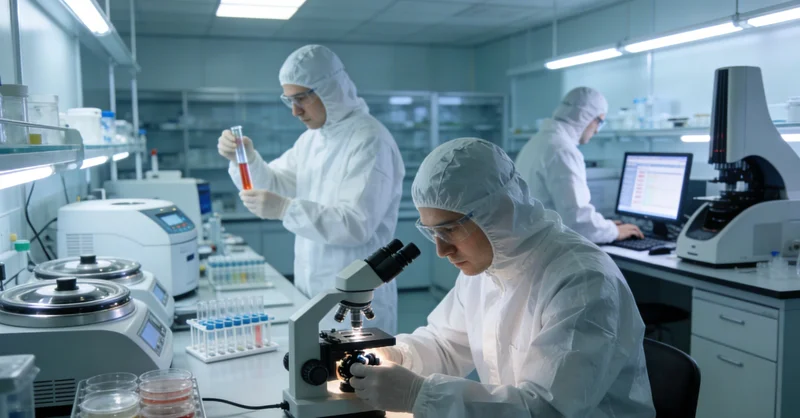 医生正在向家长详细解释基因检测报告的内容