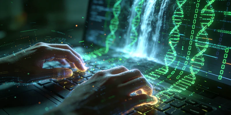 现代化基因测序实验室内部环境