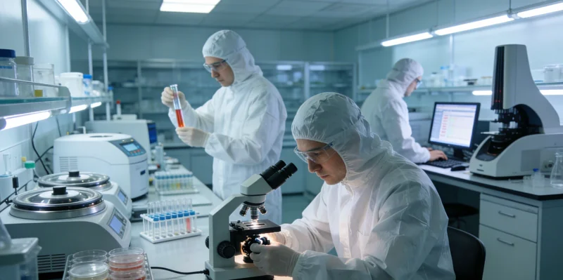 传统微生物培养皿与现代化高通量