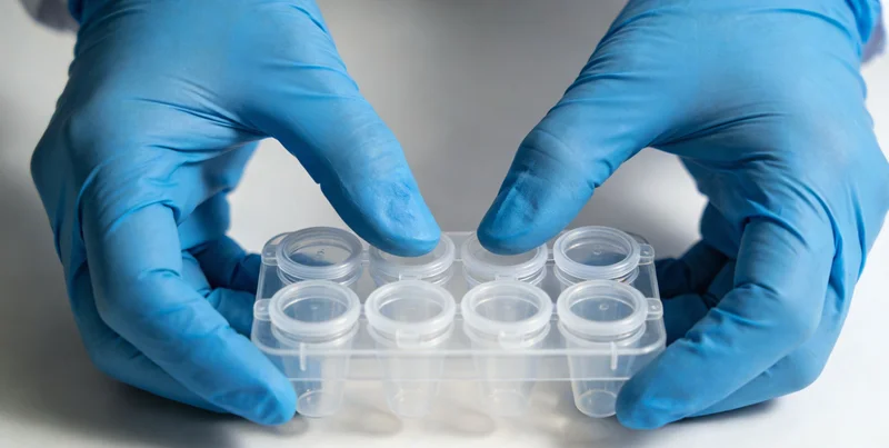 女性正在医疗机构进行基因检测咨询