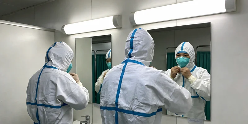 马鞍山医院诊室内,一位母亲正在