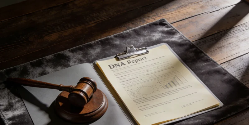 医生在诊室中为患者详细解读检测