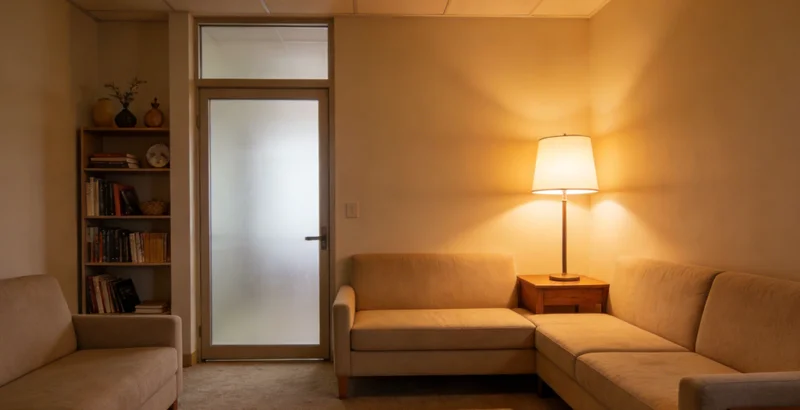 医生正在向咨询者讲解胃部健康知识