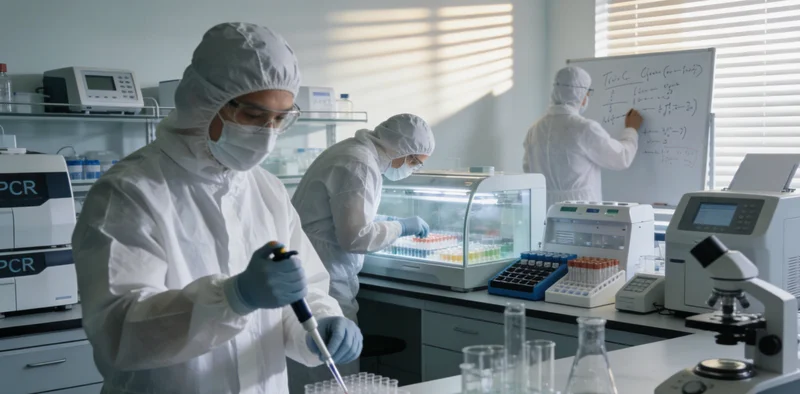 一份清晰易懂的基因检测报告特写，突出显示风险评估等级和个性化健康建议部分