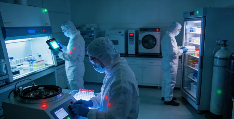 专业基因检测实验室内部设备