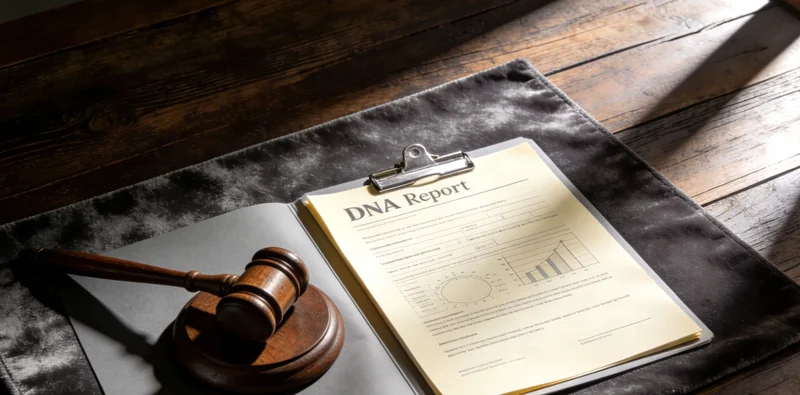 一个家庭正在一起查看一份清晰明