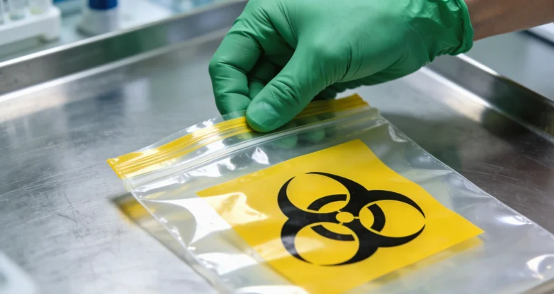 鹰潭某医院内，家属在发热门诊外