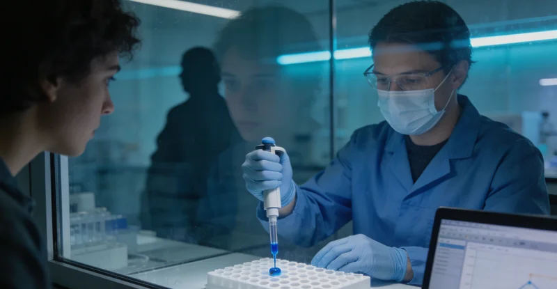 专业实验室内部仪器工作场景,体