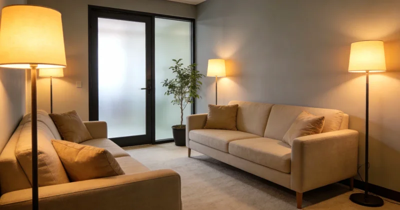 一位康复出院的患者与家人在一起