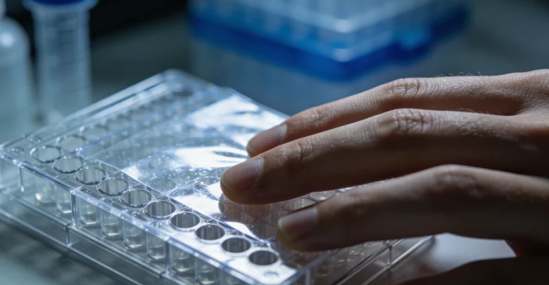 一对夫妇在诊室内与医生沟通检查