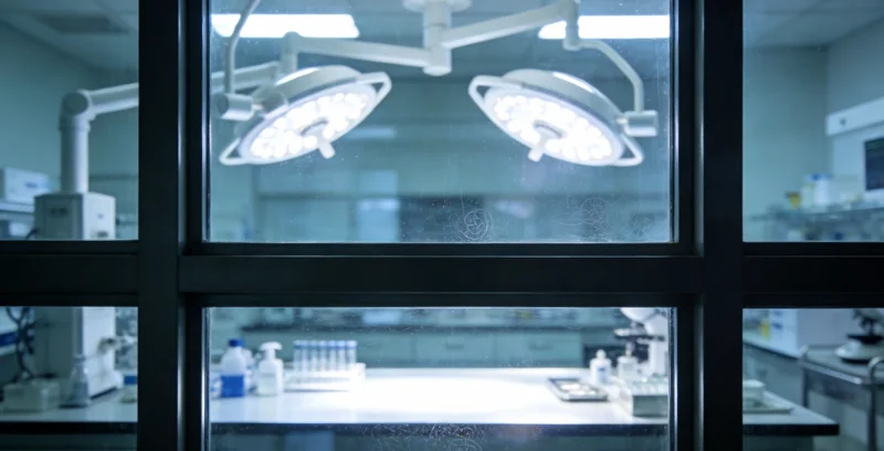 实验室人员进行真菌基因检测操作