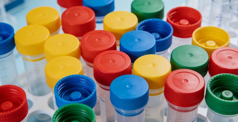 专业基因检测实验室内部工作场景