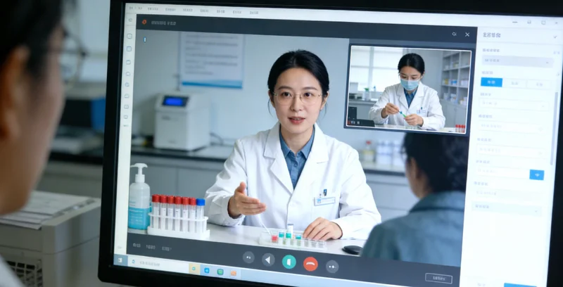 遗传咨询师与临床医生正在就一份