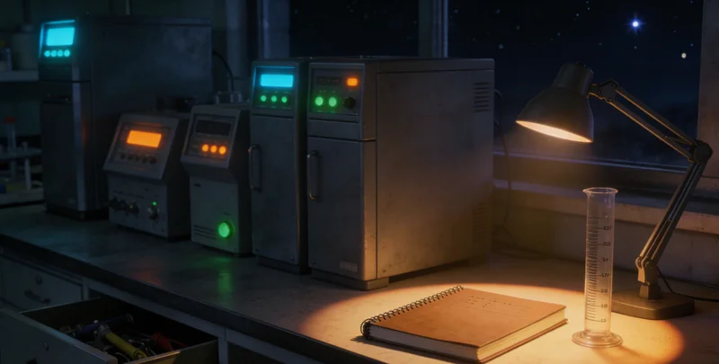 医生在办公室内,指着电脑屏幕上