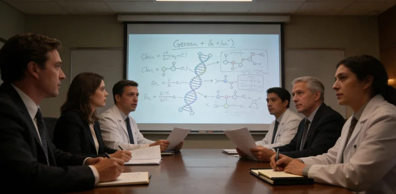 医护人员正在为女性进行宫颈细胞