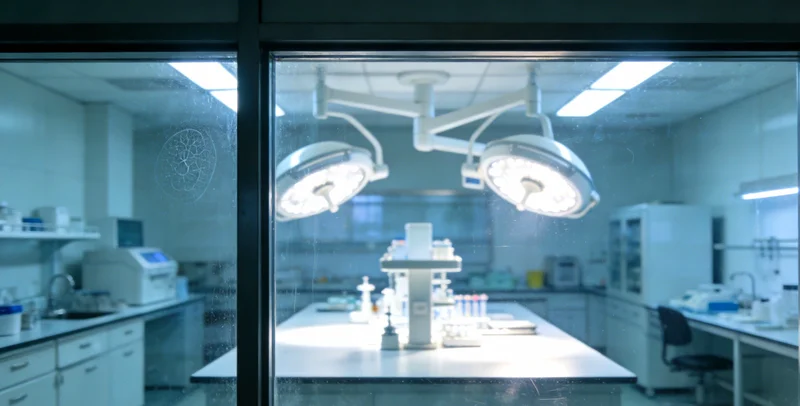 基因检测实验室工作场景