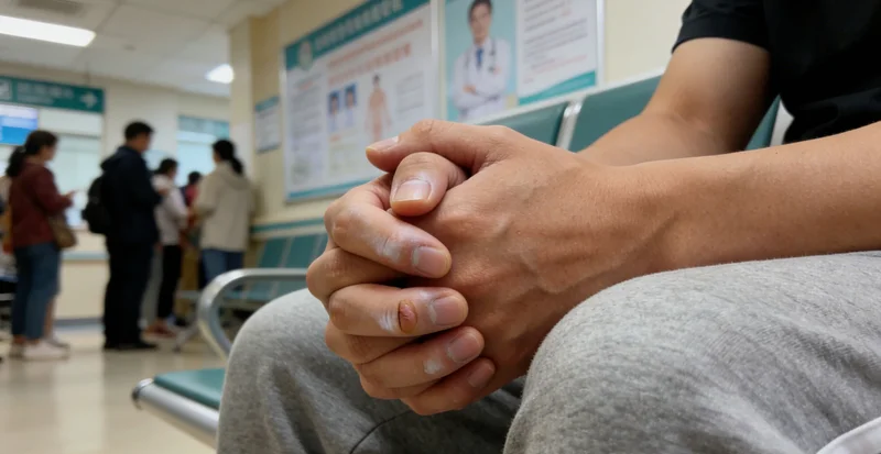 医生正在为患者进行支气管镜检查