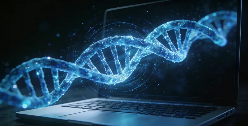 专业人员正在向广元患儿家属耐心解读基因检测报告