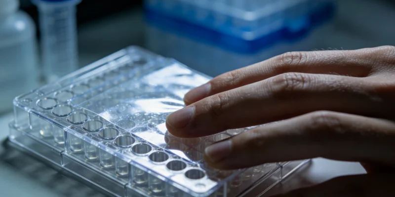 医生在诊室内与一对备孕夫妇进行