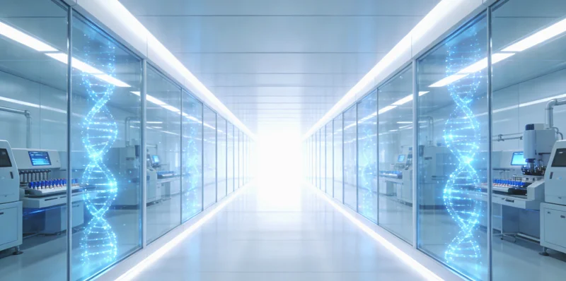 医生正在为患者家属解读基因检测