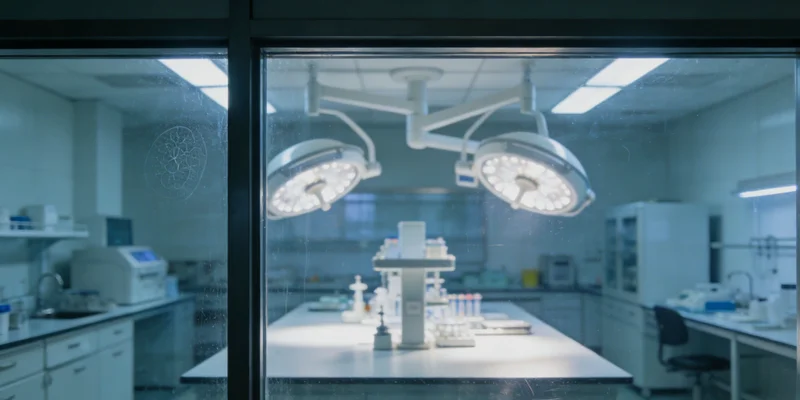 专业基因测序实验室内部，工作人