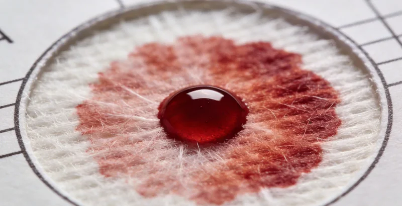 医护人员正在规范采集检测样本