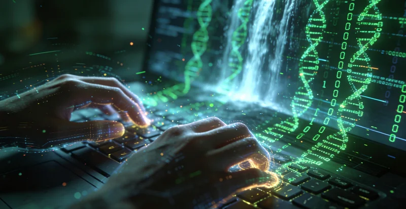 实验室技术人员正在进行高通量基