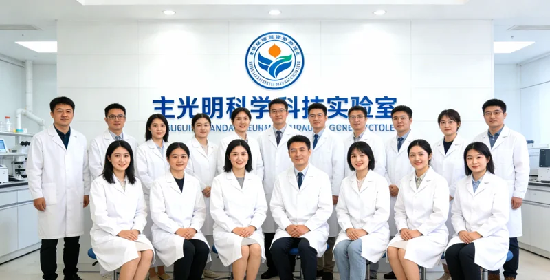 专业基因检测实验室工作场景