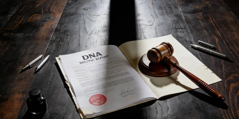 一位遗传咨询师正在向咨询者解读