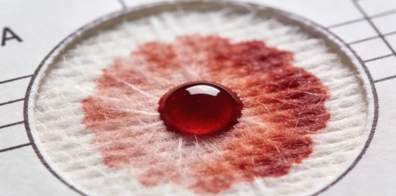 医护人员正在采集血液样本